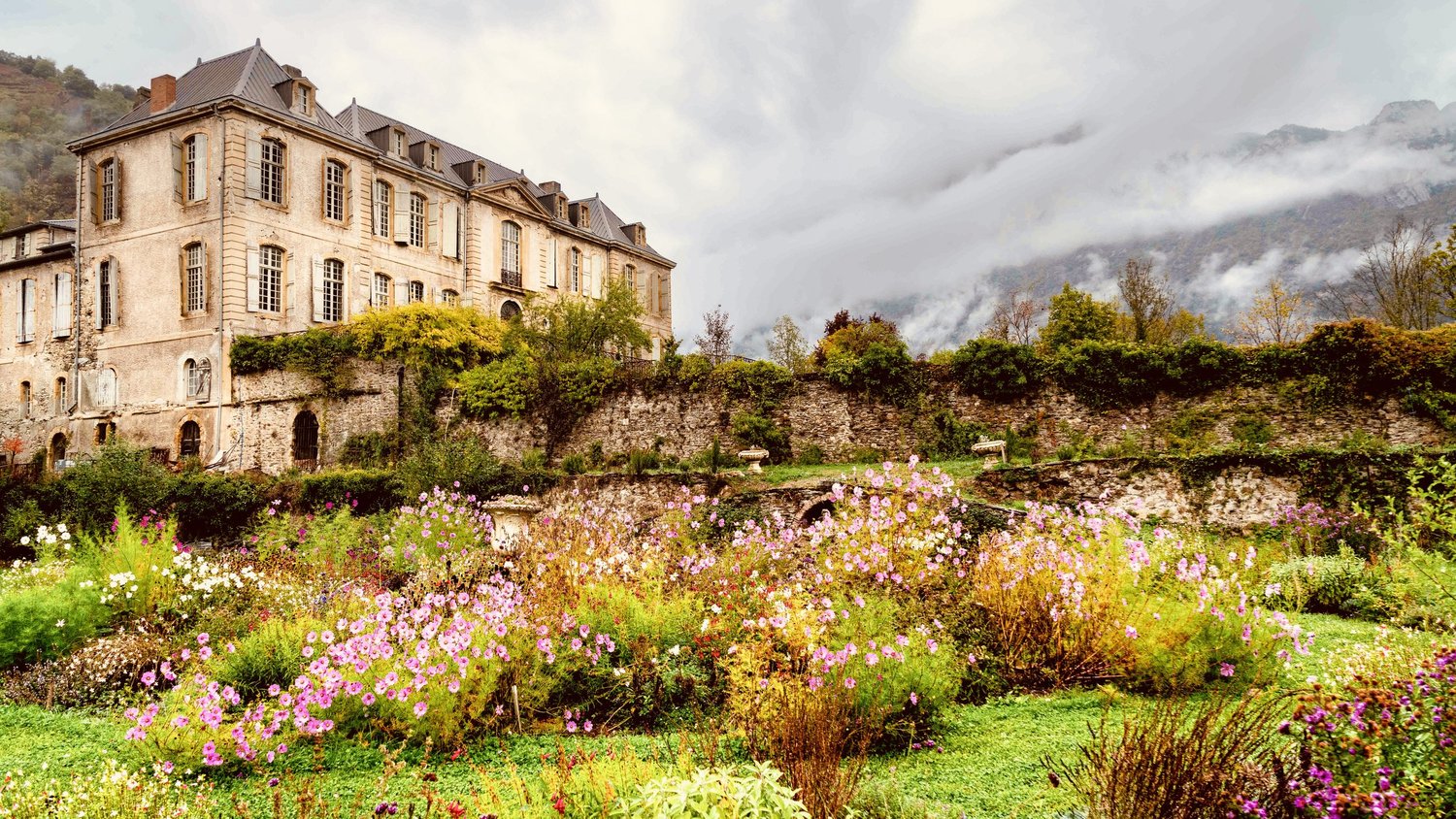 The formal gardens